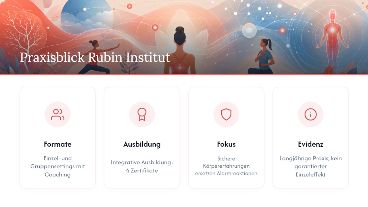 Praxisblick Rubin Institut: Somatic Release in der Anwendung — overview diagram