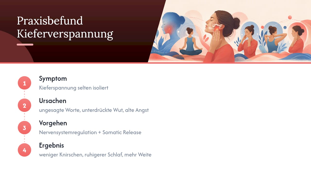 Was zeigt die Praxis bei Kieferverspannung wirklich? — overview diagram