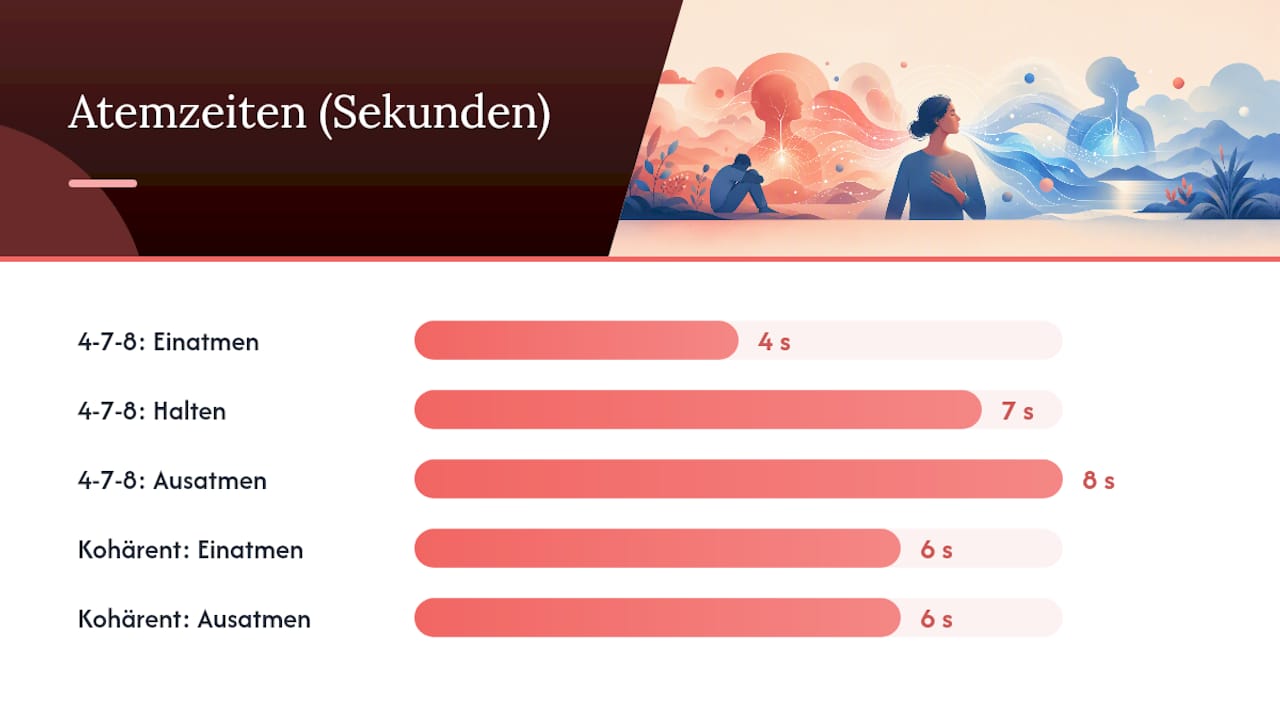 Praktische Atemtechniken: Akutmaßnahmen und regelmäßige Übungen — overview diagram