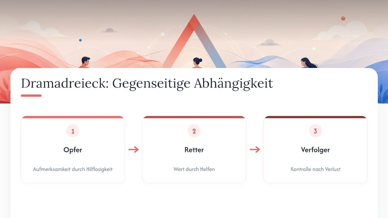 Drei Rollen und ihre wechselseitigen Abhängigkeiten