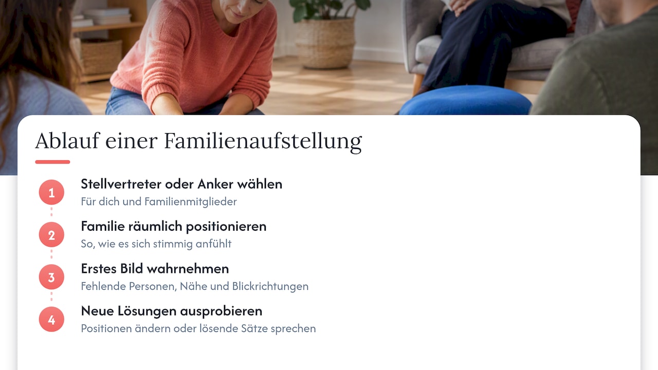 Schritte einer Familienaufstellung im Überblick
